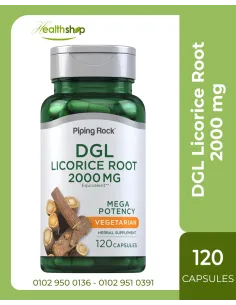 DGL Licorice Root 2000mg - 120 Capsules