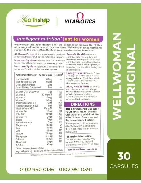 Wellwoman Original 30 Capsules