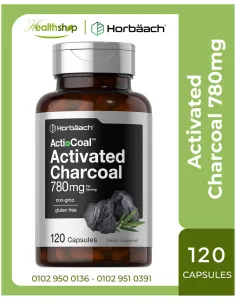 Activated Charcoal 780mg - 120 Capsules  ( Best Before...