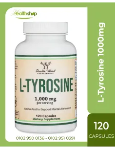 L-Tyrosine 1000mg -120 Veggie Capsules