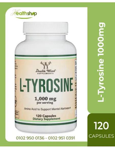 L-Tyrosine 1000mg -120 Veggie Capsules