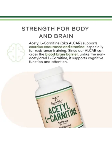 Acetyl L-Carnitine 1000mg - 150 Capsules (Best...