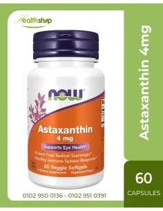 Astaxanthin 4mg Support Eye Health - 60 Veg Capsules