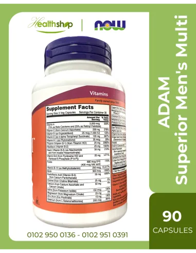 ADAM Superior Men's Multi - 90 veg Capsules