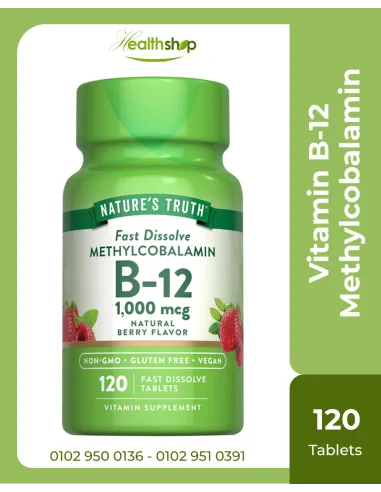 Vitamin B-12 1000 mcg Methylcobalamin - 120...