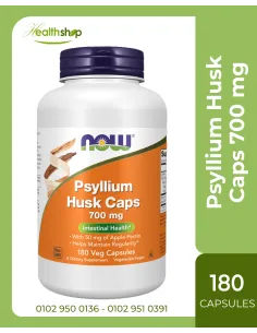 Psyllium Husk Caps 700 mg - 180 Veg Capsules