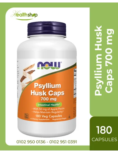Psyllium Husk Caps 700 mg - 180 Veg Capsules