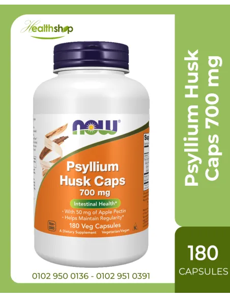 Psyllium Husk Caps 700 mg - 180 Veg Capsules