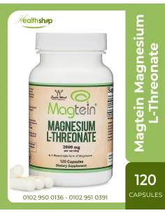 Magtein Magnesium L-Threonate, 2,000 mg - 120 Capsules