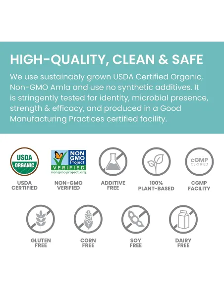 هيمالايا أورجانيك أملا، مكمل غذائي لدعم المناعة، 600 ملغ - 60 كبسولة