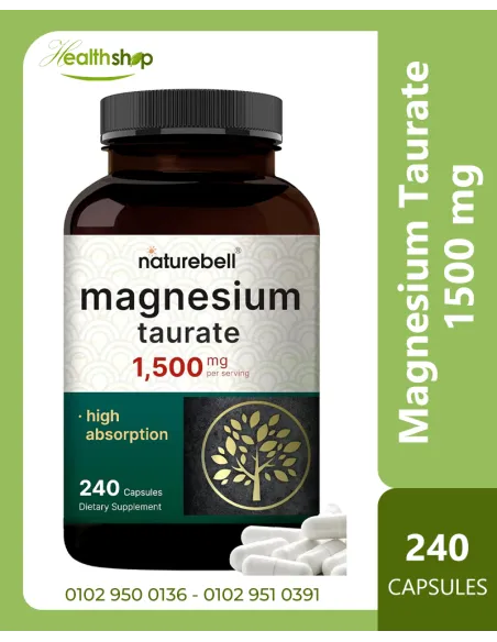 Magnesium Taurate 1500mg, 240 Capsules
