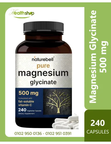 Magnesium Glycinate 500mg - 240 Capsules
