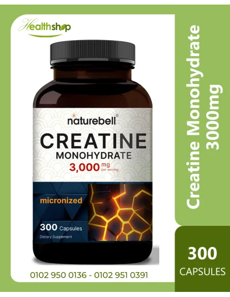 Creatine Monohydrate 3000mg - 300 Capsules