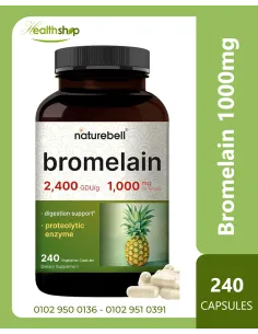 Bromelain 1000mg Per Serving, 240 Veggie Capsules