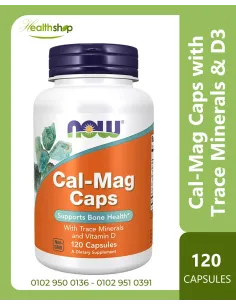Cal-Mag Caps with Trace Minerals & D3 -120 Capsules