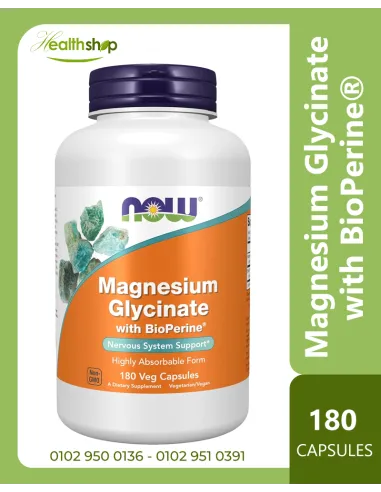 Magnesium Glycinate with BioPerine® - 180 Veg...