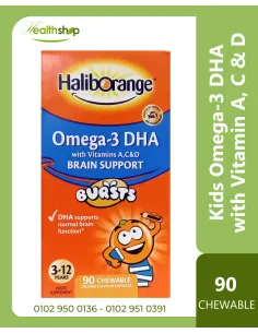 Haliborange Kids Omega-3 DHA with Vitamin A, C & D - 90...