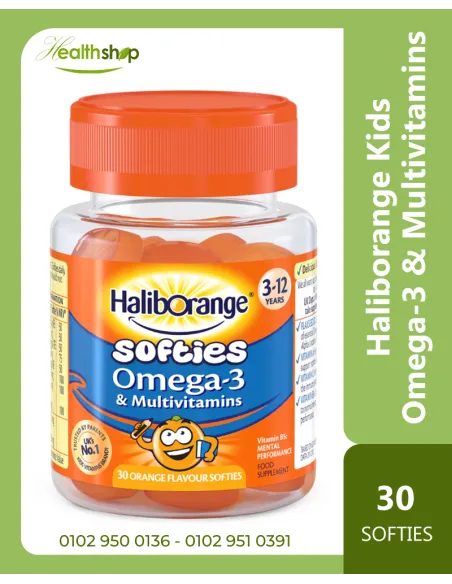 Haliborange Kids Omega-3 and Multivitamins - 30 Softies  ( Best Before 2/2027 )