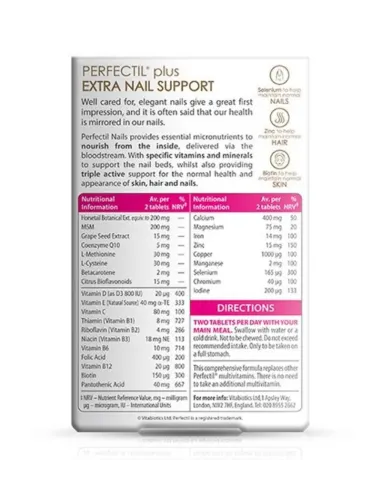 Perfectil Plus Nails Extra Support - 60 Tablets