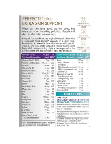 Perfectil Plus Skin Extra Support - 56 Tablets...