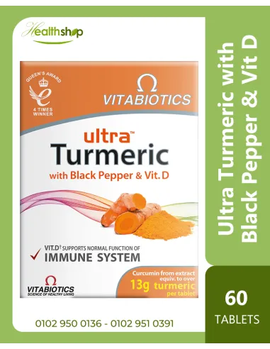 Ultra Turmeric with Black Pepper & Vitamin D -...