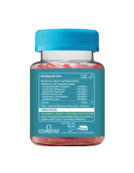 Wellkid Peppa Pig Pro-tummy 5 Billion with Calcium - 30 Soft Jellies