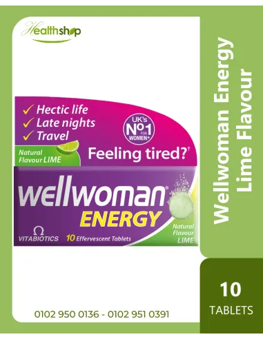 Wellwoman Energy Lime Flavour - 10 Effervescent...