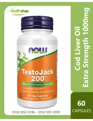 TestoJack 200 mg - 60 Veg Capsules