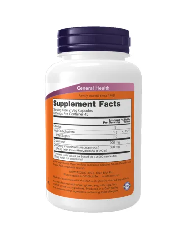 Mannose Cranberry - 90 Veg Capsules
