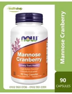 دي-مانوز، التوت البري - 90 كبسولة نباتية