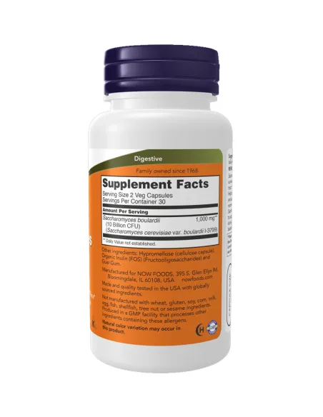 Saccharomyces Boulardii - 60 Veg Capsules