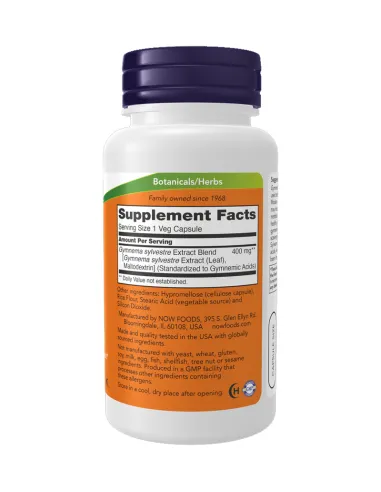 Gymnema Sylvestre Extract 400 mg - 90 Veg Capsules