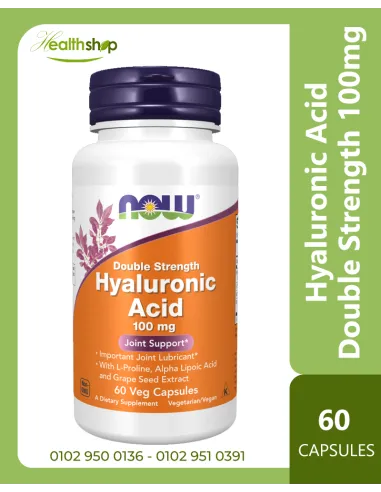 Hyaluronic Acid, Double Strength 100 mg - 60...