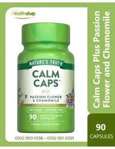 Calm Caps Plus Passion Flower and Chamomile - 90 Capsules
