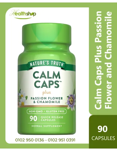 Calm Caps Plus Passion Flower and Chamomile -...