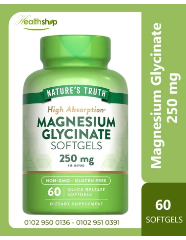 Magnesium Glycinate, High Absorption 250mg - 60...