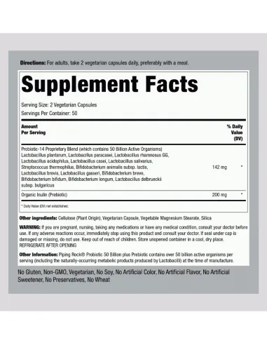 Probiotic-14, 50 Billion plus Prebiotic - 100...