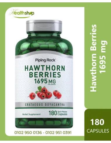 Hawthorn Berries, 1695 mg (per serving) - 180...