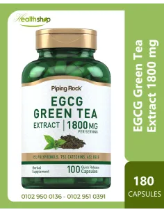 EGCG Green Tea Extract 1800 mg - 100 Capsules Antioxidant...