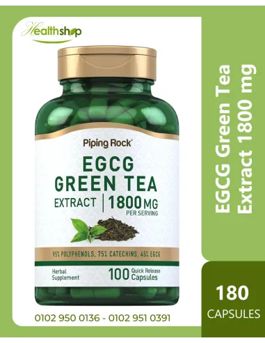 EGCG Green Tea Extract 1800 mg - 100 Capsules