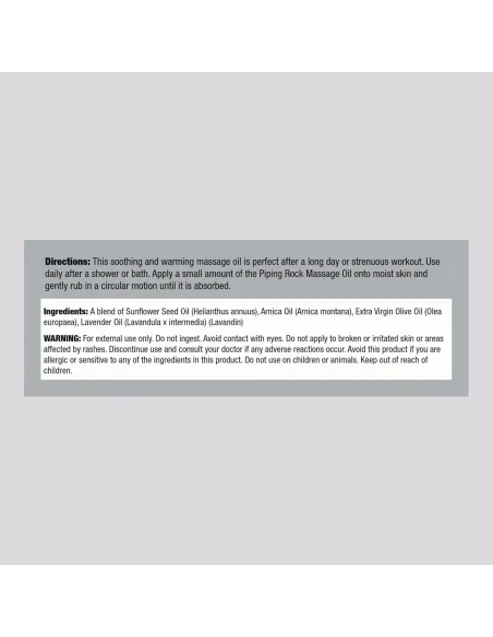 Arnica Massage Oil - 4 ﬂ oz (118 mL)
