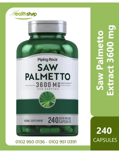 Saw Palmetto Extract 3600mg - 240 Capsules