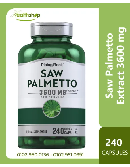 Saw Palmetto Extract 3600mg - 240 Capsules