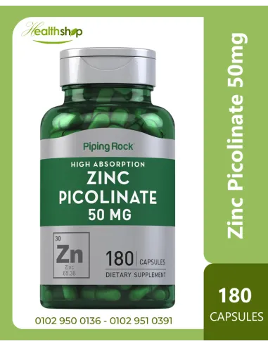 Zinc Picolinate 50mg - 180 Capsules