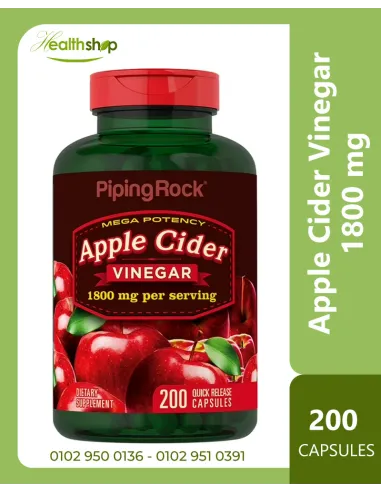 Apple Cider Vinegar 1800 mg - 200 Capsules
