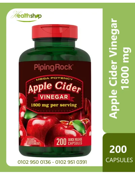 Apple Cider Vinegar 1800 mg - 200 Capsules