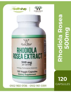 Rhodiola Rosea 500mg - 120 Vegan Capsules