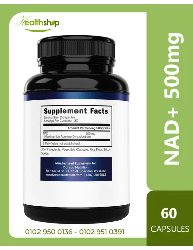 NAD+ 500mg - 60 Capsules