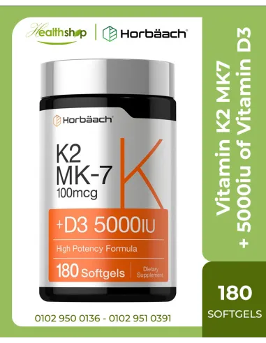Vitamin K2 MK7 - 5000iu of Vitamin D3 & 100mcg...