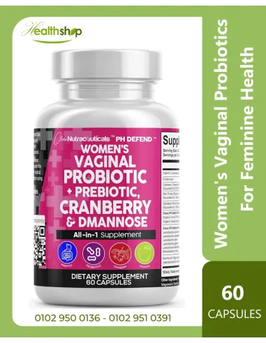 Women's Vaginal Probiotics with Cranberry - 60...